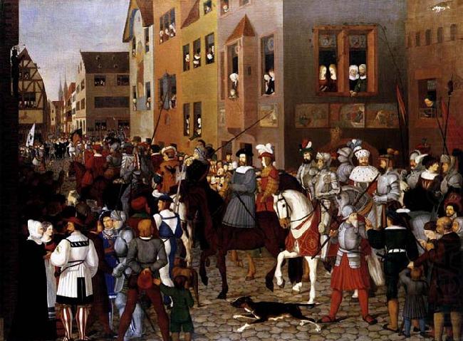 The Entry of Emperor Rudolf of Habsburg into Basle, Franz Pforr